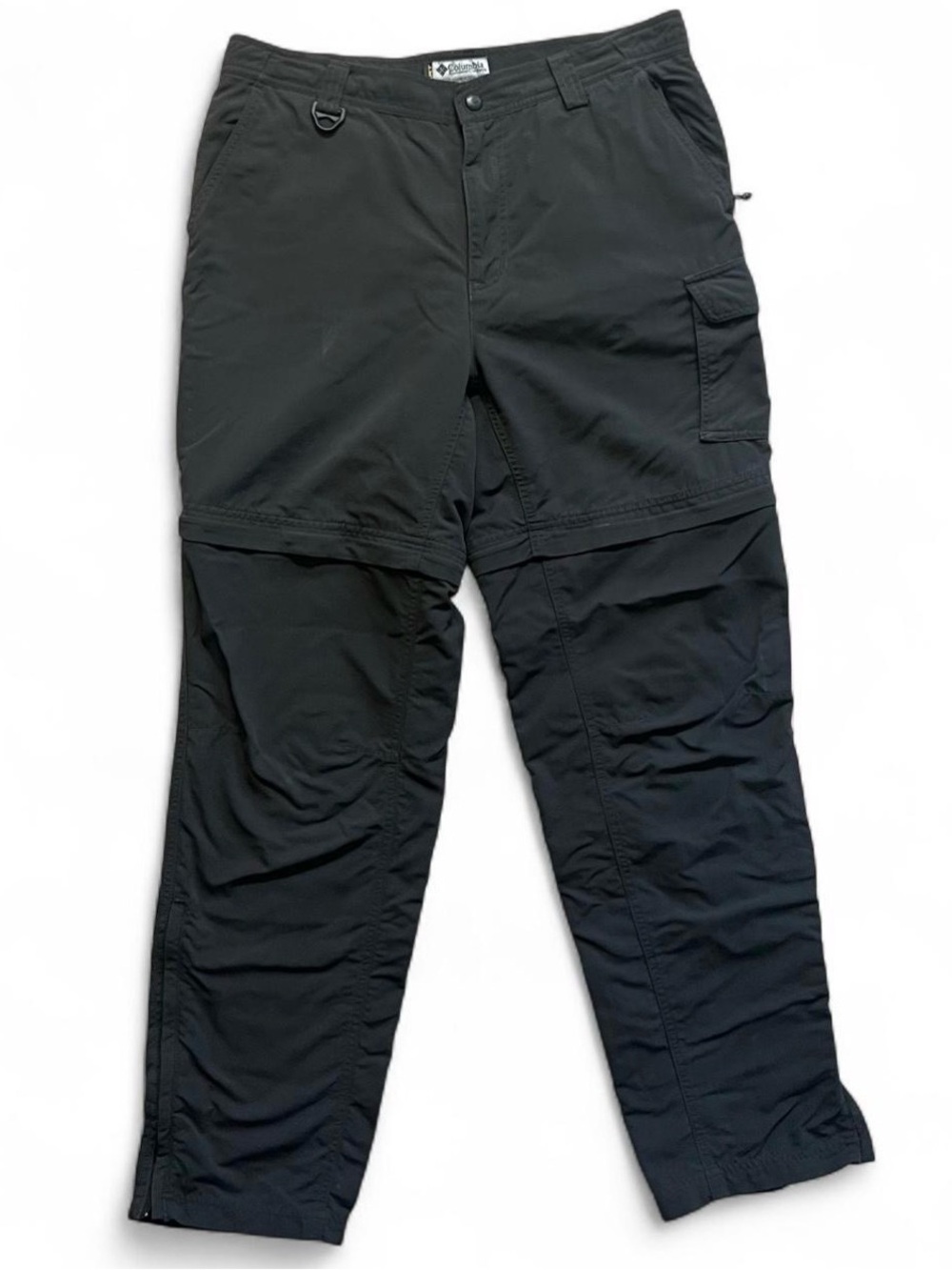 Columbia GRT Women’s Convertible Cargo Hiking Pants – Size M Black/Dark Gray